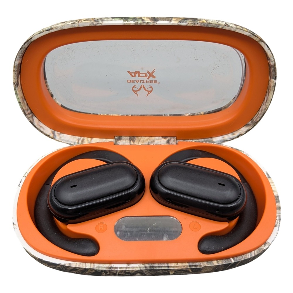 Realtree APX Wireless Earbuds Camo Charging Case Bluetooth RT-TW95 Camouflage